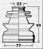 BORG & BECK BCB2851 Bellow, driveshaft